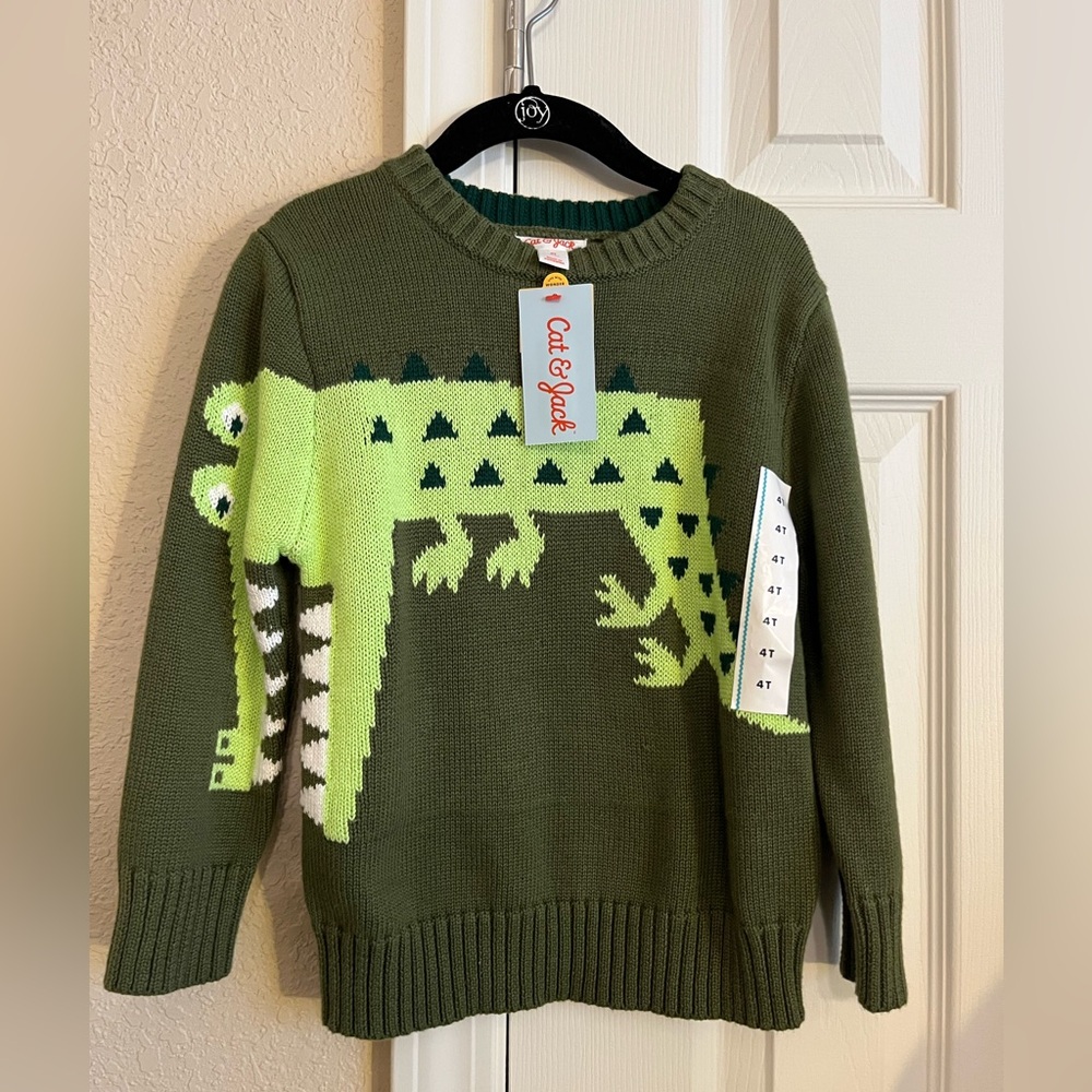 Cat&Jack Alligator Sweater